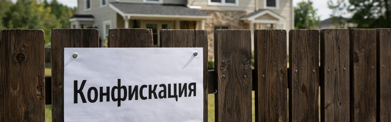Конфискация участка судом