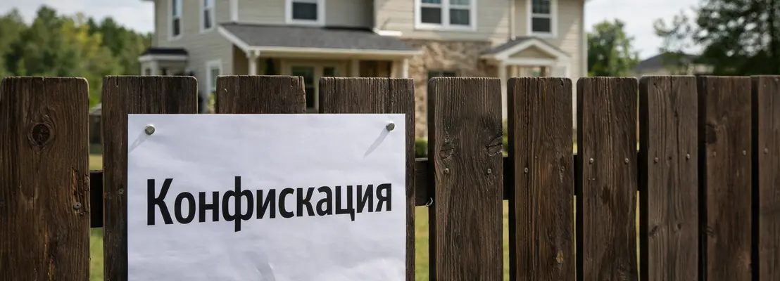 Конфискация участка судом