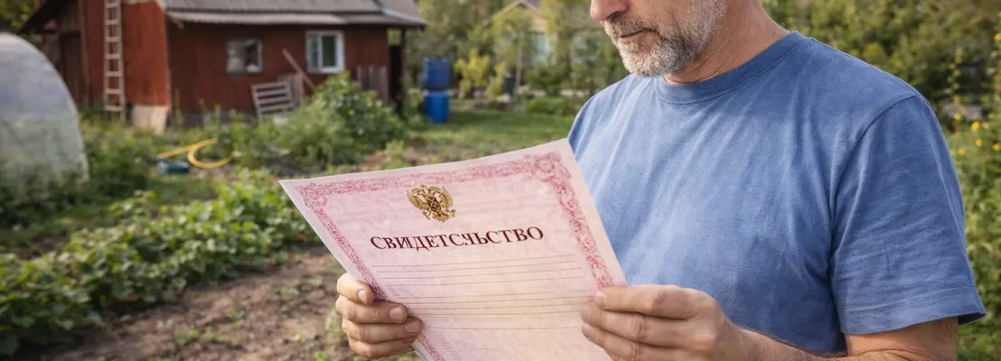 Документы на дачный участок