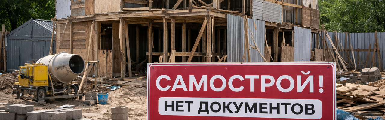 Строительство без разрешения. Последствия.