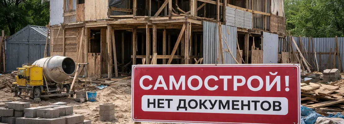 Строительство без разрешения. Последствия.