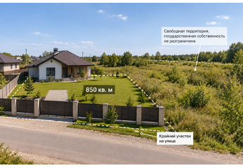 Перераспределили участок под частным домом в Самаре